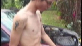 1042 tow sexy latinos fuck in exhinb oudoor