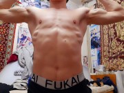 hot stripper with perfect body fucks toy and then cums on mirror