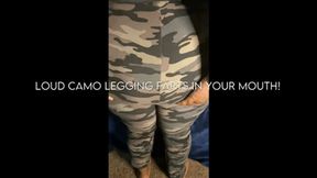 Loud Camo Legging Farts In Your Mouth! - WMV Version