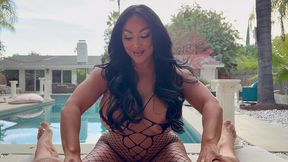 thick busty kiara mia drilled on pov