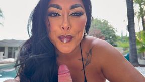 thick busty kiara mia drilled on pov