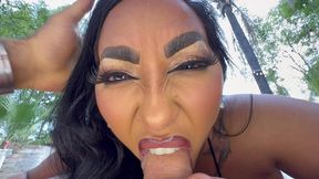 thick busty kiara mia drilled on pov