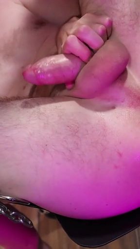 Two Dominant Goth Girls Pegging My Ass with Strapon Dildo in the Sling Threesome