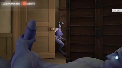 A tauren monster cock tears up a draenei slut in public