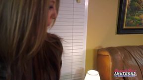Cute Petite Autum Chokes Gags Rides Massive Cock Gushes Muff