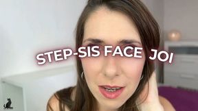 Taboo Face Fetish JOI with Your Step-Sis