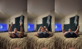 Flexible Dancer Teases with a Playful Twist - Solo Performance You Can't Miss!