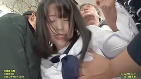 Asian Bimbo Breathtaking Public Gangbang Video