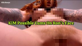 Eating Kim Possible's Hairy Pussy