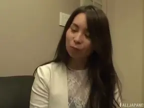 Shy Brunette Japanese MILF Opens Up Wide for Missionary Fuck Fest