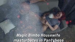 Bimbo Housewife masturbates in Pantyhose 12