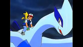 Hentai Menage Thrills – Liguia Eats Ass in Anime Pokemon Frenzy