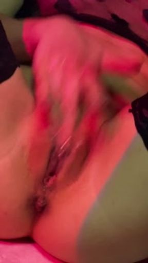 fucked herself deep into her pussy with my hand