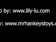 Goth Charlotte put an XXL Hankeys toys upon Anuskatzz anal hole tatto girls