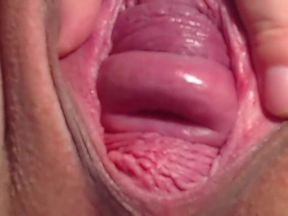 Huge objects in pussy, dp, squirt  ,cervix show