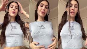 Community Member @Laysslet @Showing Boobs & #Petite #Nude #Brunette #Small Tits #Piercing Porn film adult sex | Tik.Porn