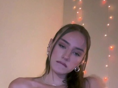 Whorella / Hungdoll Jerks Her Big Dick in Her Black Lacey