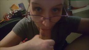 Glasses POV Blowjob