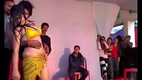 Hot Indian Girl Dancing on Stage