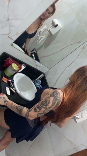 I SPIED on my boyfriend in the BATH and seduced him MASKED without him knowing who I was