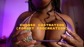 Ebony Femdom Chastity Goddess Aspen Aires: Choose Castration
