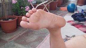 Mature Blonde Wife Enjoys It Outdoors