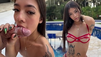 First time Anna Cherry gave me a blowjob!