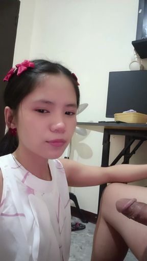 Horny Stepsister Sucked My Dick and Creampied