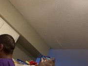 Icing my cake 🎂😞. Sick of being here… Just being honest 😁