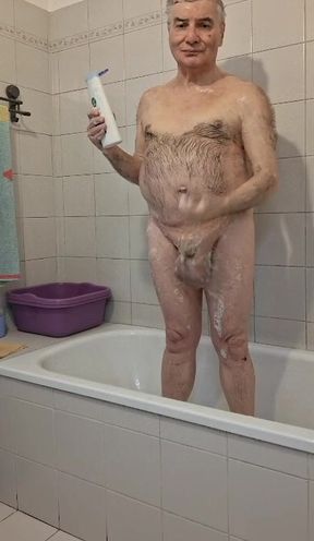 my dick in the shower