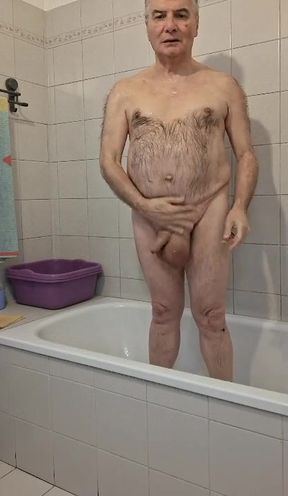 my dick in the shower