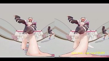 VR180 mmd FuwaMoco Dance 3d hololive Hentai