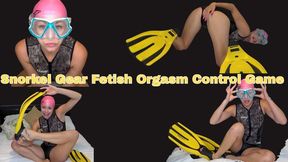 Snorkel Gear Fetish Orgasm Control Game - MP4 720