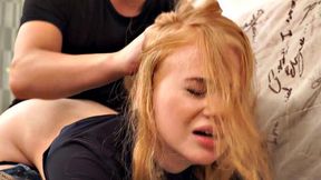 DEBT4k. Enticing waitress pays collector by offering tight pussy