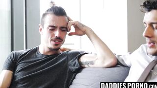 DaddiesPorno.com - Stepdaddy helped me prepare for my interview with a hot fuck