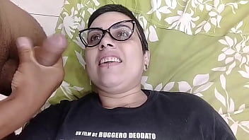 Transei com a minha sogra l&eacute_sbica e gozei na boca dela