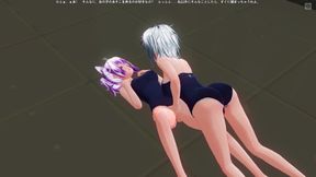 Lesbian Student Masturbates Her Friend&#039;s Pussy