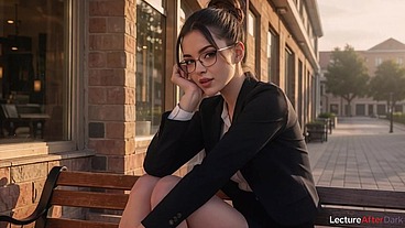 This new teacher is very strict, and I had to retake the exam. I had sex with her and passed the exam with flying colors[AI]