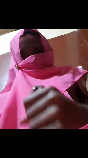 desi hot crossy cum over her hijab