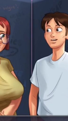 Jaw-dropping moment from &quot;hot desi stepmom in summertimesaga&quot;