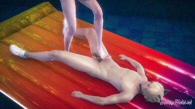 LOL League of Legeds - Jinx Hard sex in a pool