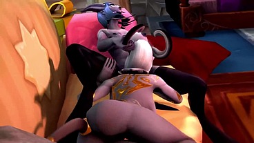 Draenei Demon Girls Eating Eachother.