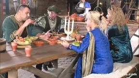 Groupsexgames at Antonio's Restaurant - Old vs Young Blowjobs and Creampies