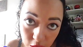 Amateur Latina babe Saturno masturbates and squirts