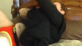 straight dude solo dildo play on webcam