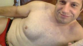 straight dude solo dildo play on webcam
