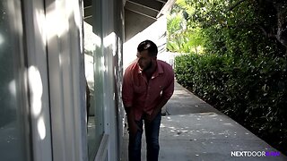 My voyeur friend caught me jacking off & now we barebacking