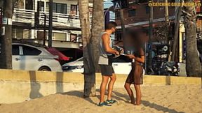 Thai submissive teen gets pounded in her behind