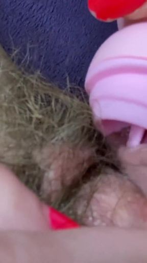 Testing clit licker pussy licking toy