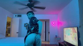 Playing with His Butt Plug